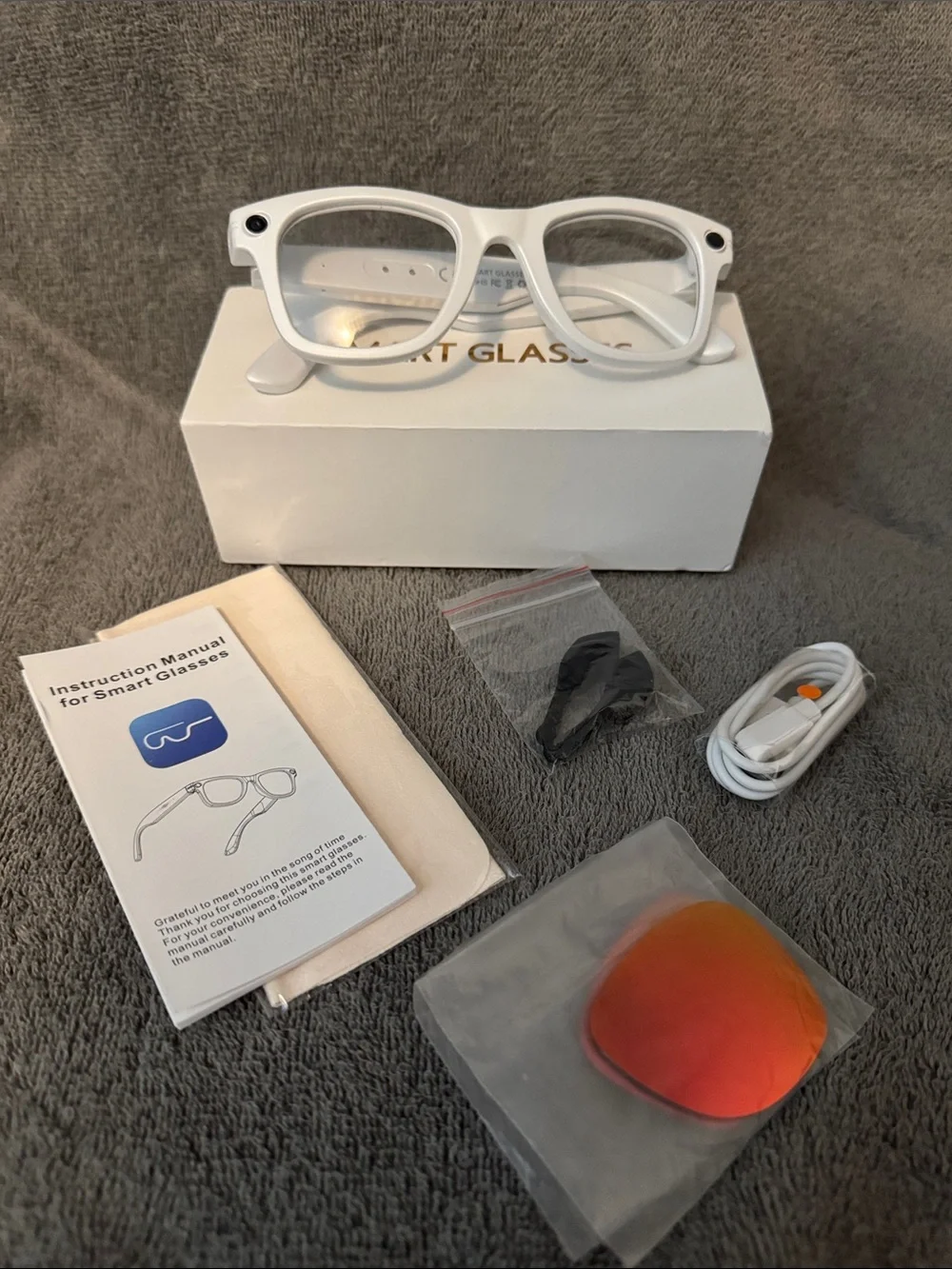 Smart Glasses - White Smart Glasses by